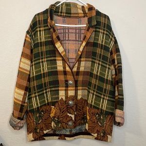 Painted Pony Vintage Tapestry Floral Jacket (O/S)